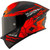 KYT TT-REVO Combustion Helmet Red Left