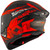 KYT TT-REVO Combustion Helmet Red Back Left