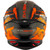 KYT TT-REVO Combustion Helmet Orange Back