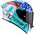 KYT TT-REVO Leopard Americas Replica Helmet Right
