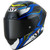KYT NZ Race Carbon Stride Helmet Blue/White