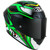KYT NZ Race Carbon Stride Helmet Green Fluo Front Right