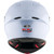 KYT KX-1 Race GP Helmet Plain Stellar Diamond Back