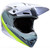 Bell MX-10 MIPS Youth Aviator Helmet White/Green Front Right Bell MX-10 MIPS Youth Aviator Helmet White/Green Front Right