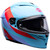 Bell Lithium Passion Helmet Blue/Pink Front Right