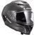 LS2 Dragon Carbon Helmet with Clear Sun Shield Matte Black Front Right