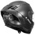 LS2 Dragon Carbon Helmet with Clear Sun Shield Matte Black Back Right