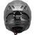 LS2 Dragon Carbon Helmet with Smoke Sun Shield Matte Black Back