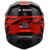 LS2 Coz Roar Helmet Gloss Black/Red Back