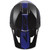LS2 Coz Roar Helmet Gloss Black/Blue Top