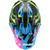 LS2 Gate II Electra Helmet Gloss Blue/Pink/Green Top