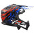 LS2 Gate II Electra Helmet Gloss White/Blue/Red Right