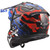 LS2 Gate II Electra Helmet Gloss White/Blue/Red Back Left