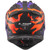 LS2 Gate II Electra Helmet Matte Purple/Orange Back