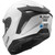  LS2 Challenger II Helmet Gloss White/Black Back Left