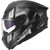 LS2 Challenger II Nitro Helmet Gloss Grey/Black Left