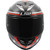 LS2 Assault III Zone Helmet Gloss Black/Gray/Red Front