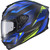 Scorpion EXO-R330 Saga Helmet Black/Blue/Hi-Vis
