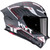 KYT TT-REVO Speeding Helmet Matte Grey Right