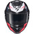 Scorpion EXO-Warp Dilithium Helmet Black/Red/White/blue Front