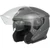 Daytona Spyder Jet Helmet Gun Metal Grey Dull Metallic