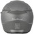 Daytona Spyder Jet Helmet Gun Metal Grey Dull Metallic Back