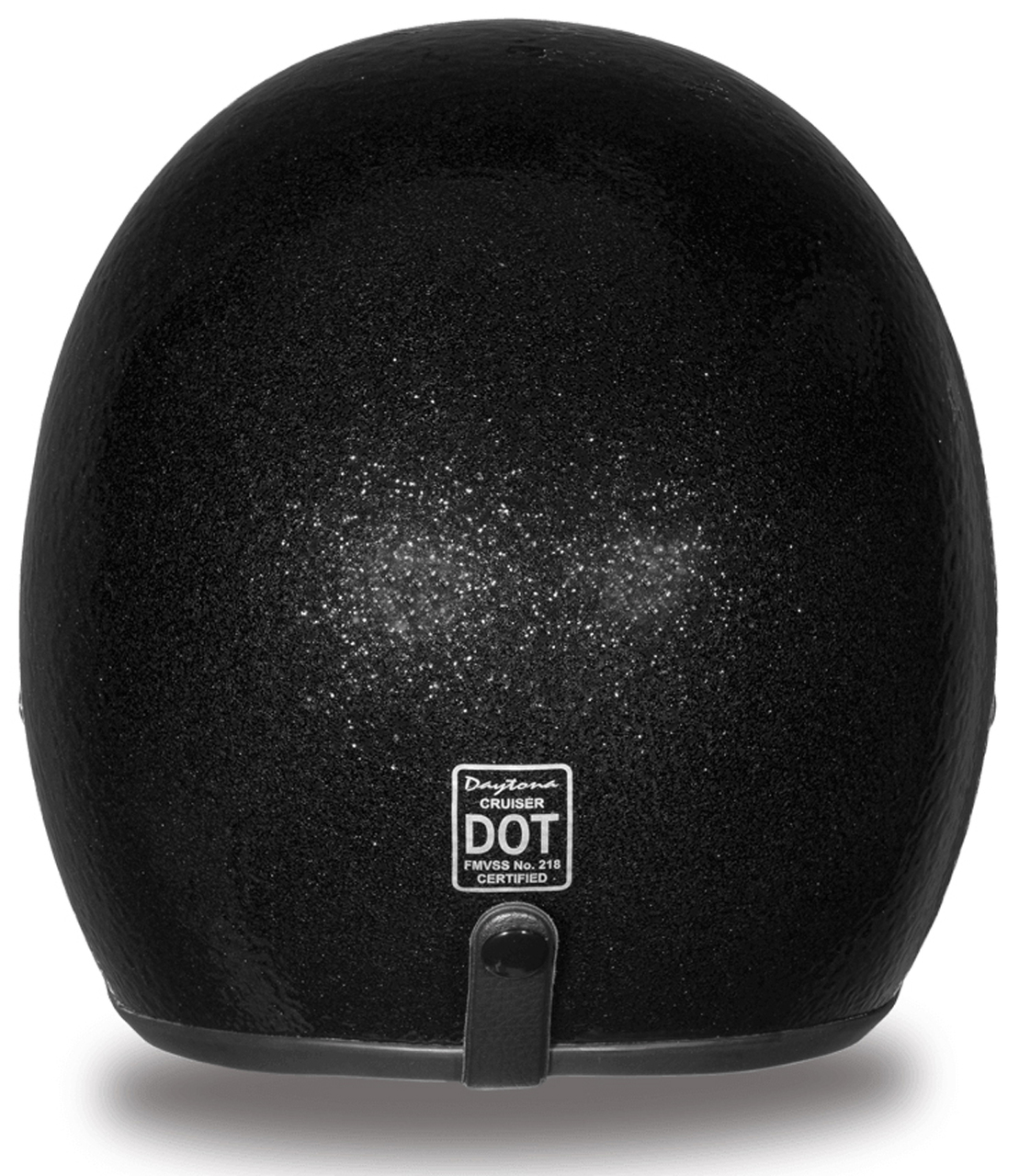 Daytona Cruiser 3/4 Open Face Helmet Black Metal Flake