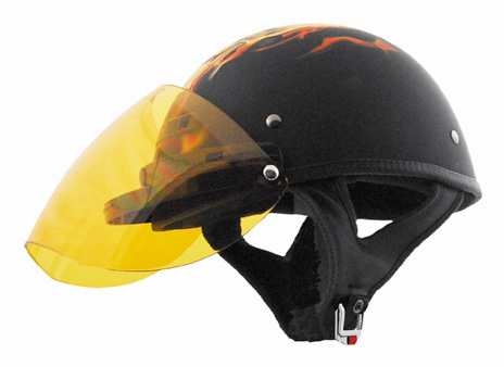 echo shorty 3 snap shield for motorcycle helmet SHIELDS Garage Harry Stanley Superior impact strength ECHO Universal 3 Snap Flip