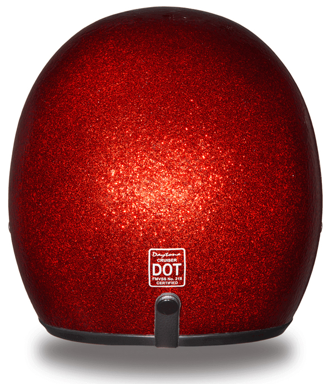 Daytona Cruiser 3/4 Open Face Helmet Red Metal Flake