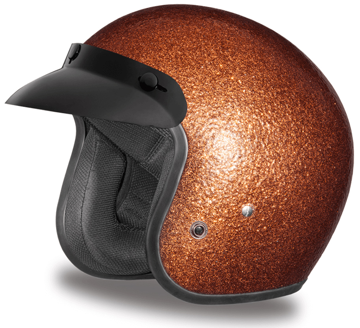 Daytona Cruiser Helmet Root Beer Metal Flake (Size: M) Daytona Cruiser Helmet Root Beer Metal Flake (Size: M)