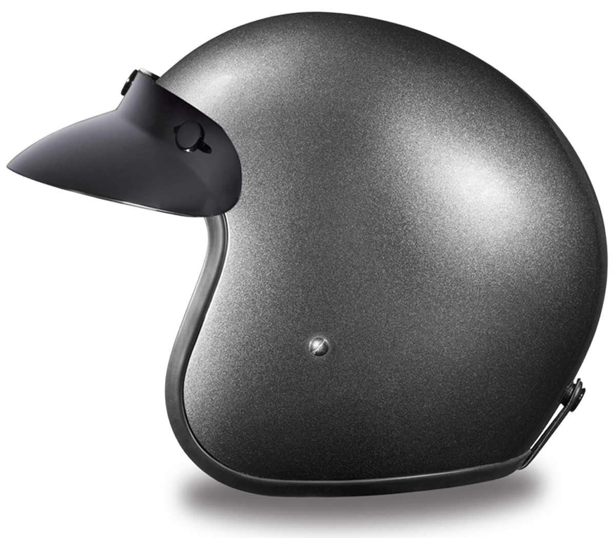Daytona Cruiser 3/4 Open Face Helmet Gun Metal Metallic