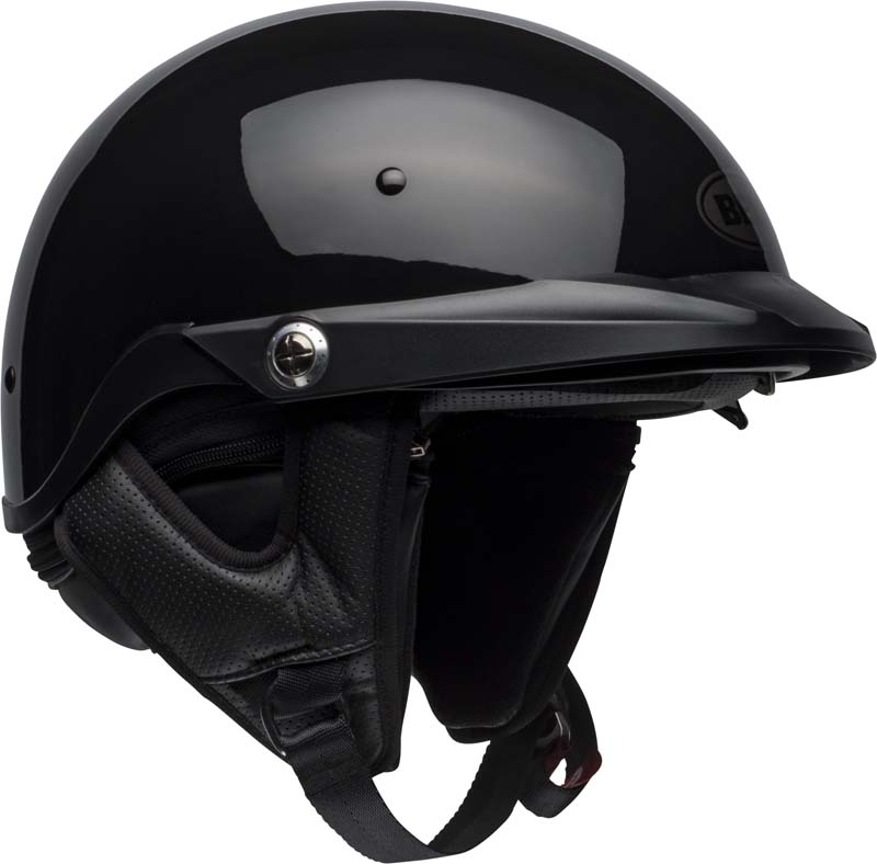Bell Pit Boss Half Helmet Solid Gloss Black | XtremeHelmets.com