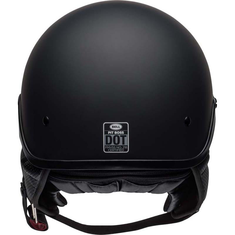 BELL  PIT BOSS DOT規格 半帽 ヘルメット マットブラック Bell Pit Boss Half Helmet Solid Matte Black | XtremeHelmets.com