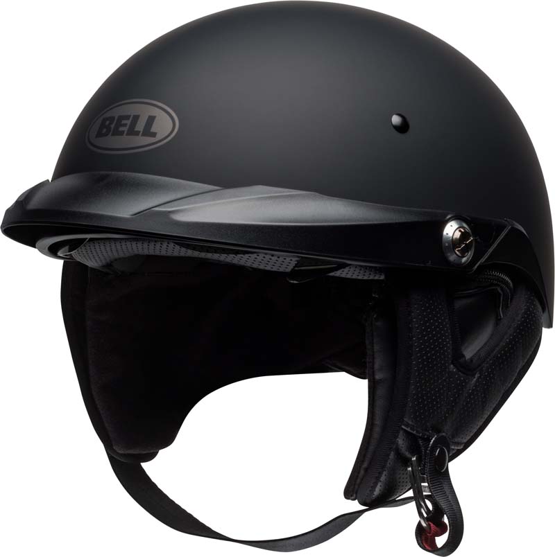 Bell Pit Boss Half Helmet Solid Matte Black | XtremeHelmets.com