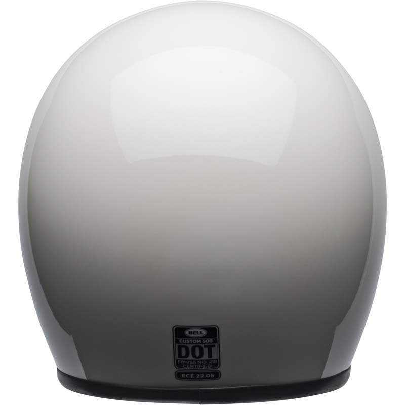 Bell Custom 500 Helmet Solid Vintage White | XtremeHelmets.com