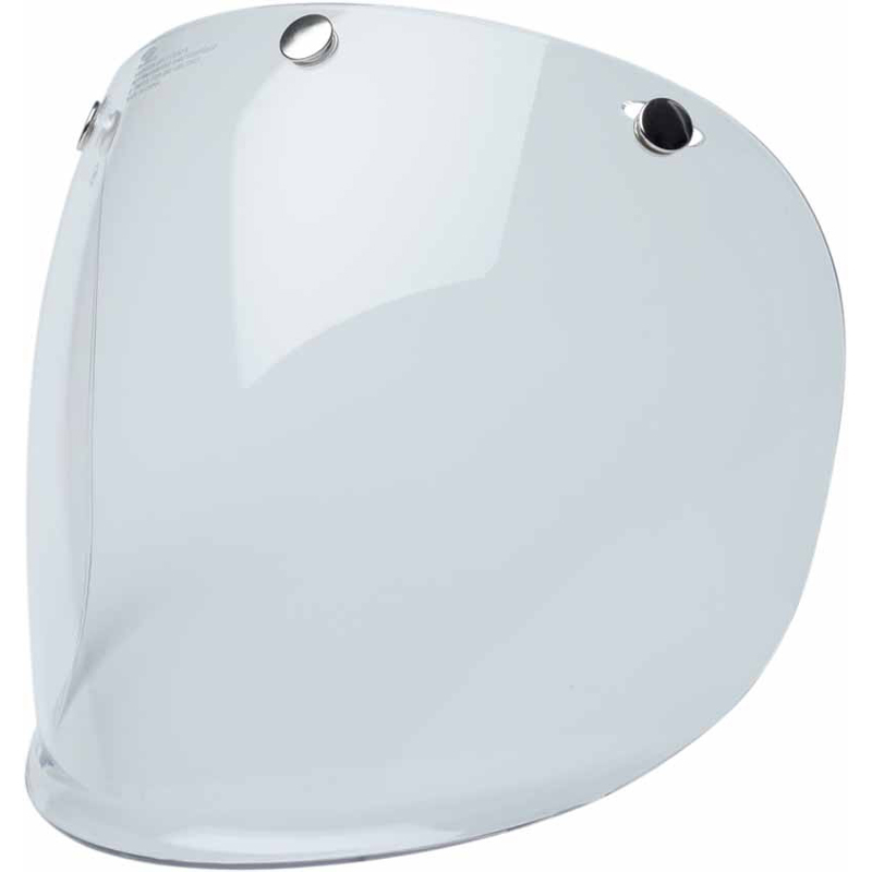bell 3 4 helmet face shield SE03 3MM - Mirror DSAF and the shield is available in various tints 3-SNAP BUBBLE DELUXE SHIELD