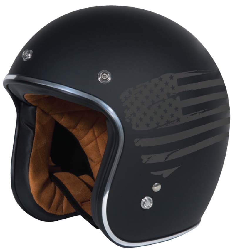 Torc T50 Route 66 Flag Open Face Helmet | XtremeHelmets.com