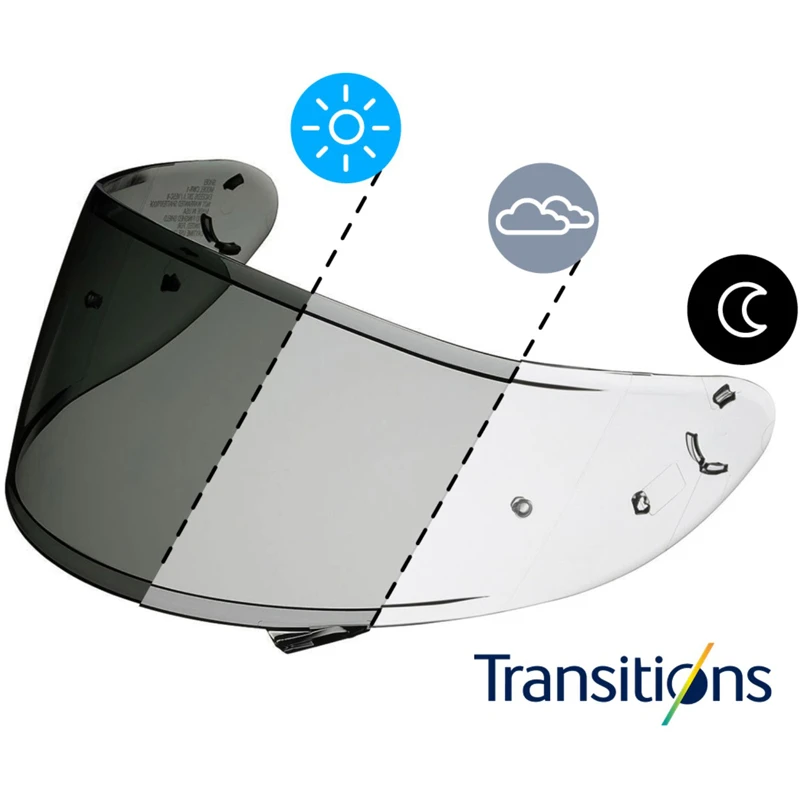 shoei cwr-1 photochromic pinlock faceshield for rf-1200 by transitions Shield (RF-1200 and X-14)  Motorangutan Helmet Shields by Shoei Shoei CWR-1 Shield Hi-Def Yellow