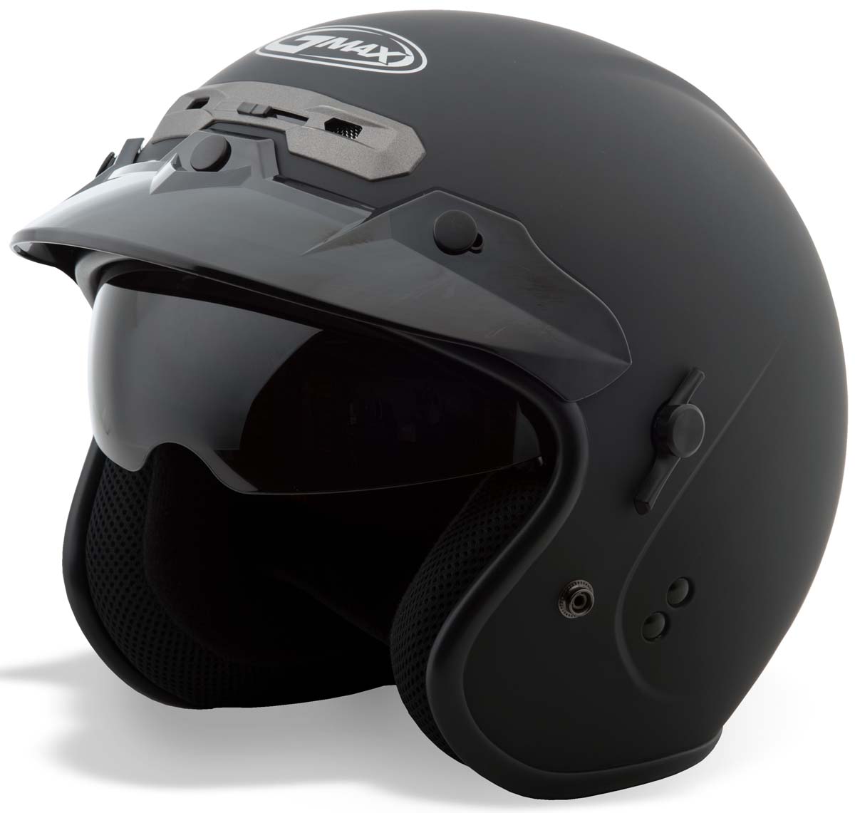 gmac motorcycle helmets GMAX GM-11 Decima Helmet - Black/Grey/White snap visor and 5 G-Mac Helmets - UK