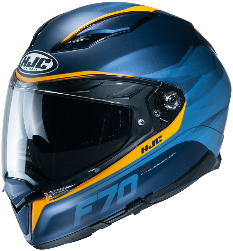 HJC ヘルメット ホワイト/ブルー  F70 TAICHI スタッフレビュー] vol.4 HJC F70 | TAICHI FLAGSHIP