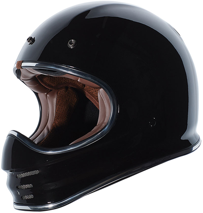 Torc T3 Retro Moto Helmet Solids