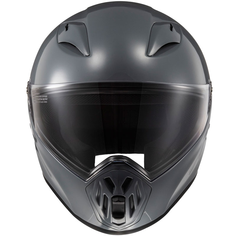 battleship motorcycle helmet LS2 Helmets Full Face Citation II (Gloss Gray LS2 Rapid FF353 Solid Motorcycle