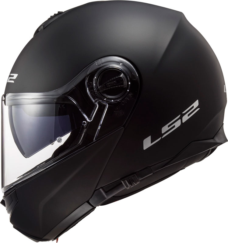 ls2 modular helmet matte black