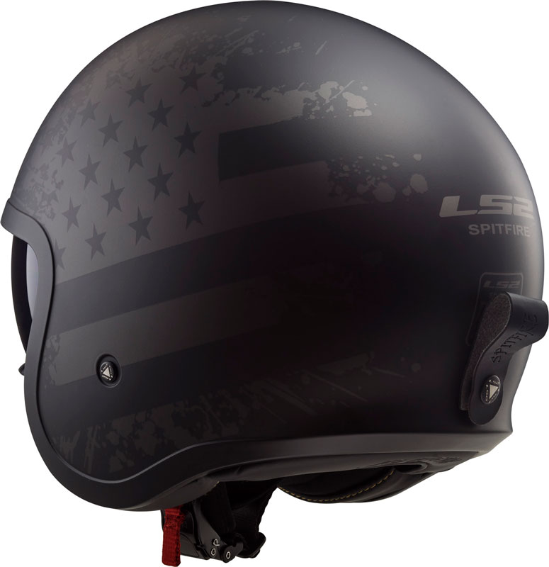 LS2 Spitfire Black Flag Helmet | XtremeHelmets.com