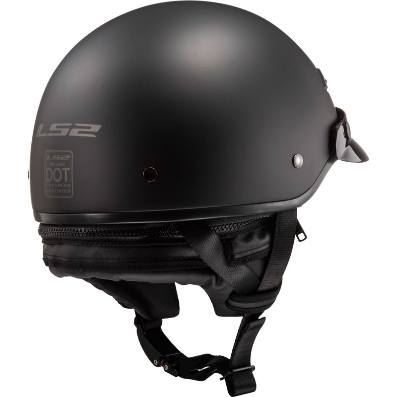 ls2 bagger hard luck helmet lightweight fiberglass shell LS2 Bagger Hard Luck Matte