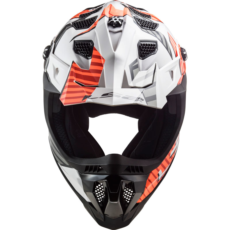 Subverter Evo Ls2 Helmets Orange And White LS2 Subverter Evo Astro