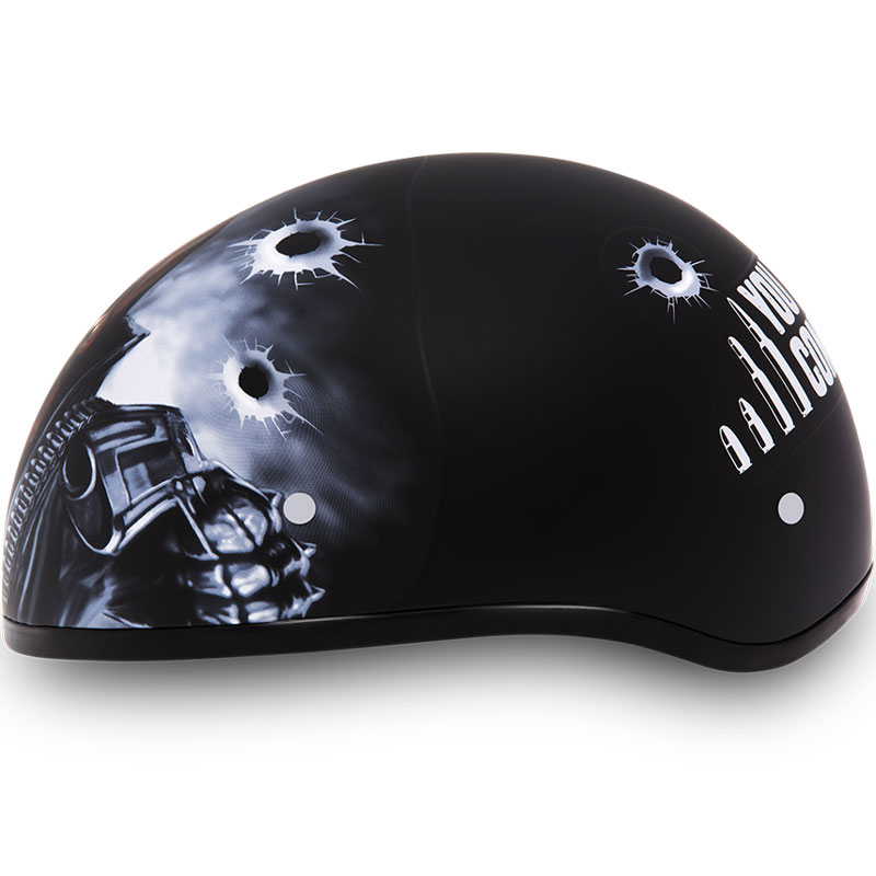 ece motorcycle helmet skull cap DOT/ECE Approved Protective Helmet, Half Shell Design, Visor, Fashion, Men Women, 3/4 Jet Style, Motorcycle Cap, Motorbike Moped, Adjustable, Lightweight, Durable, Portable : Automotive Meets And Exceeds D.O.T Daytona Skull Cap Come Get