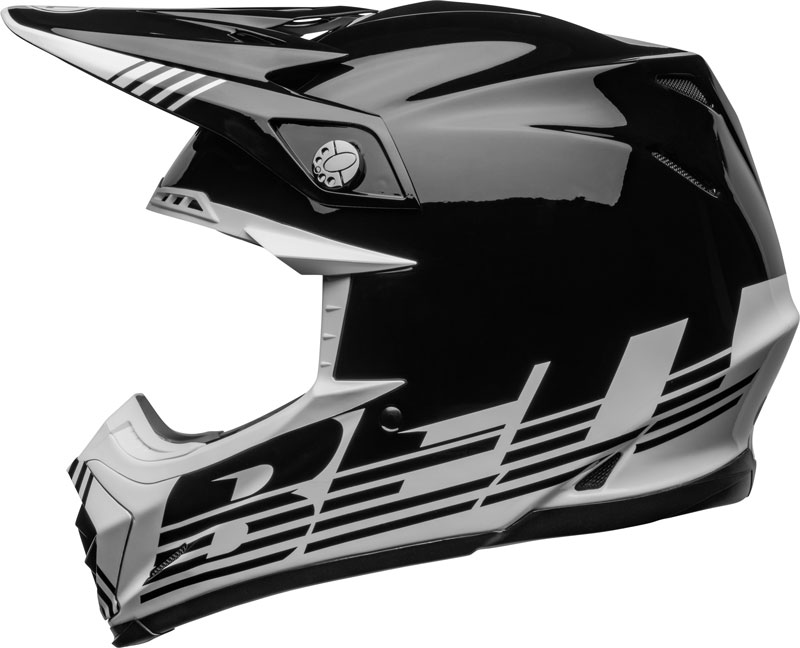 Bell Moto-9 MIPS Helmets Louver Gloss Black/Red / Large