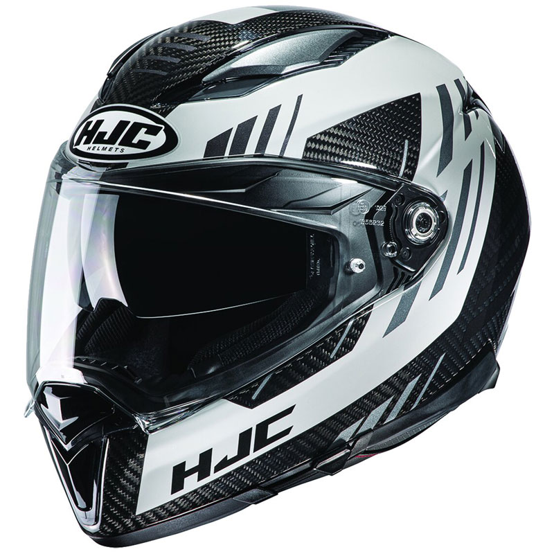 f70 helmet hjc Full Face Katra MC-10SF  HelmetCountry.com fog coated dropdown sun shield is controlled by a smooth HJC F70 Carbon Kesta Helmet