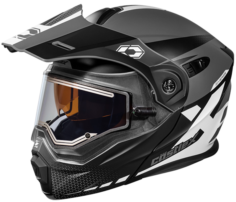 Modular snowmobile hot sale helmet electric shield